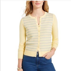 Women’s Charter Club Striped Cardigan Sweater